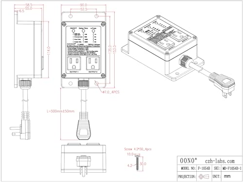 Multifunctional Electrical System Protection Device for Home Appliances. Laboratory Testing Instruments. Office Electrical Equipment. Computer Systems. etc. Refrigerator Surge Protector