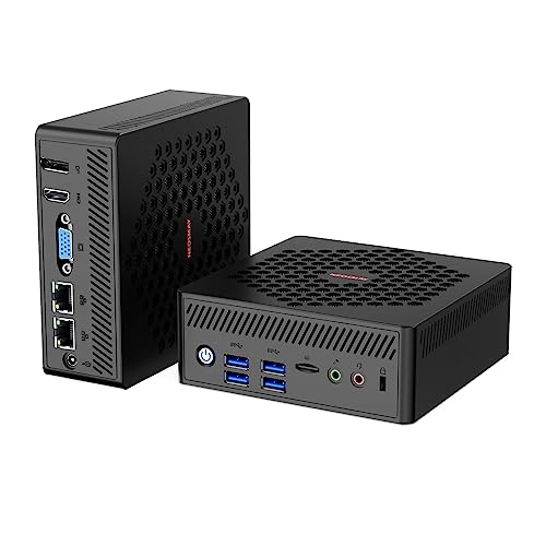 Fanless N100 Mini PC Firewall Micro Appliance.Intel 12th Alder Lake-N100 Dual Gigabit Ethernet Desktop Mini Computer 16GB DDR4 RAM 512GB NVME SSD.Home Office Business PC 4K Triple Display DP/HD/VGA