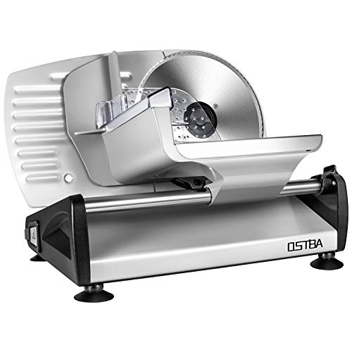 200W Electric Deli Meat Slicer. 7.5 Removable Stainless Steel Blade. Adjustable Thickness. Child Lock - For Home Use