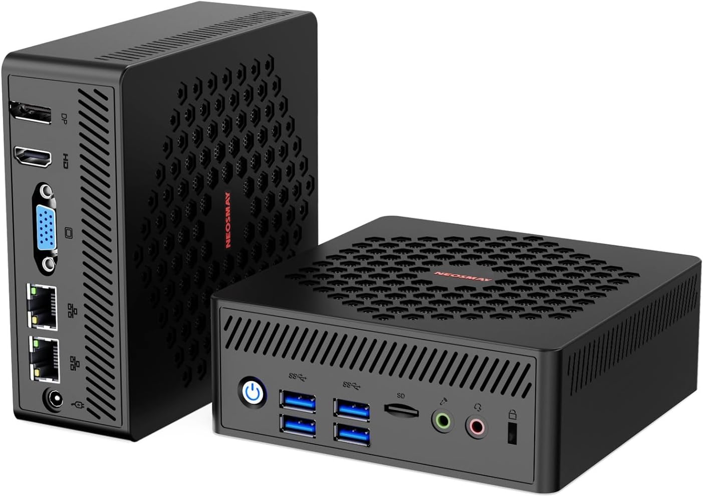 Fanless N100 Mini PC Firewall Micro Appliance.Intel 12th Alder Lake-N100 Dual Gigabit Ethernet Desktop Mini Computer 16GB DDR4 RAM 512GB NVME SSD.Home Office Business PC 4K Triple Display DP/HD/VGA